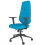 Upholstered Activ Extra High Back Posture Office Chair front left view
