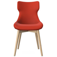 Nova Lounge Chair With Wooden Legs
