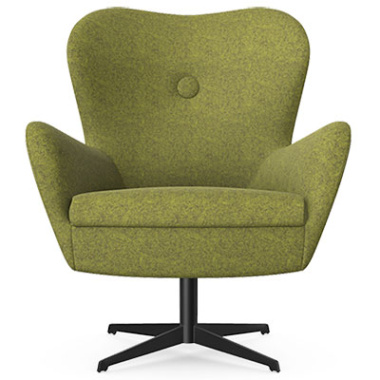 Rubi Lounge Chair With 4 Star Metal Base
