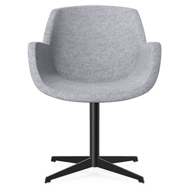 Tiana Lounge Chair with 4 Star Metal Base