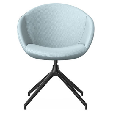 Elena Lounge Chair with Aluminium Base