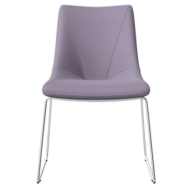 remi lounge chair skid metal base