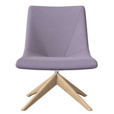 remi lounge extra large chair pyramidal wooden base