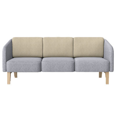 lewis 3 seat sofa with wooden legs