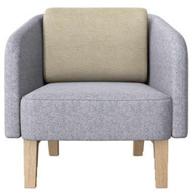 lewis single seat armchair with wooden legs