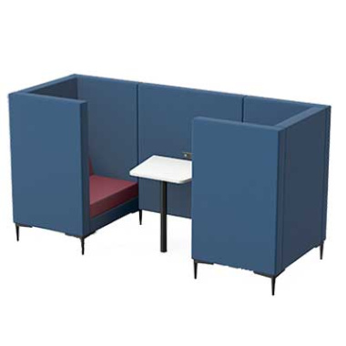 Element Two Seat Highback Booth EM1-B