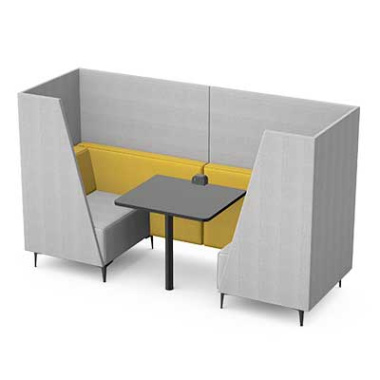 Oban Social Two Seat High Back Enclosed Booth - OB-SL-C10