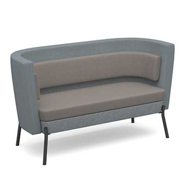 tilly low back double seater sofa