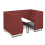 encore2 four seater meeting pod with metal legs
