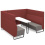 Encore2 Six Seater Meeting Pod with Metal Frame ENC-POD06-MF