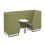 encore2 two seater meeting pod with metal frame