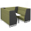 Encore2 Six Seater Meeting Pod with Metal Frame ENC-POD06-MF
