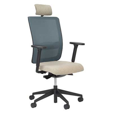 facile heavy duty chair with headrest