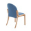 Tamar Wooden Frame Chair no arms TAM50001 back view