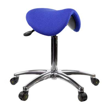 techsit-ESD-saddle-stool-with-tilt-on-ESD-castors