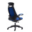 Tuscan High Back Operator Chair with Pivot Arms in Blue back view TUS300T1