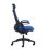 Tuscan High Back Operator Chair with Pivot Arms in Blue side view TUS300T1